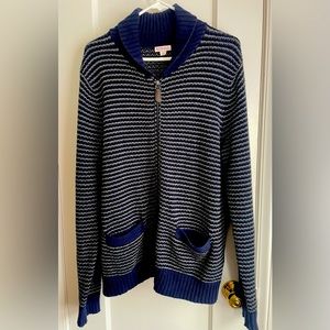 Merona Men’s Zip Up Cardigan L